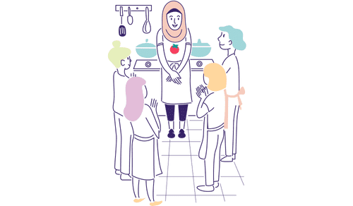 Connecting families through food